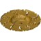 Ekena Millwork Needham Ceiling Medallion (Fits Canopies up to 4 1/4"), 14 5/8"OD x 2 1/4"P, Pharaohs Gold CM14NEPGS - alternate 2
